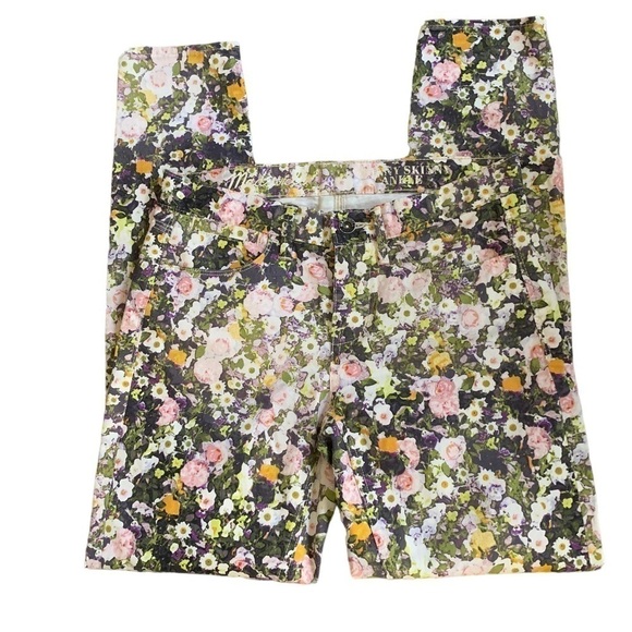 Madewell Floral Sun Garden Skinny Skinny Ankle Jeans - Picture 5 of 10